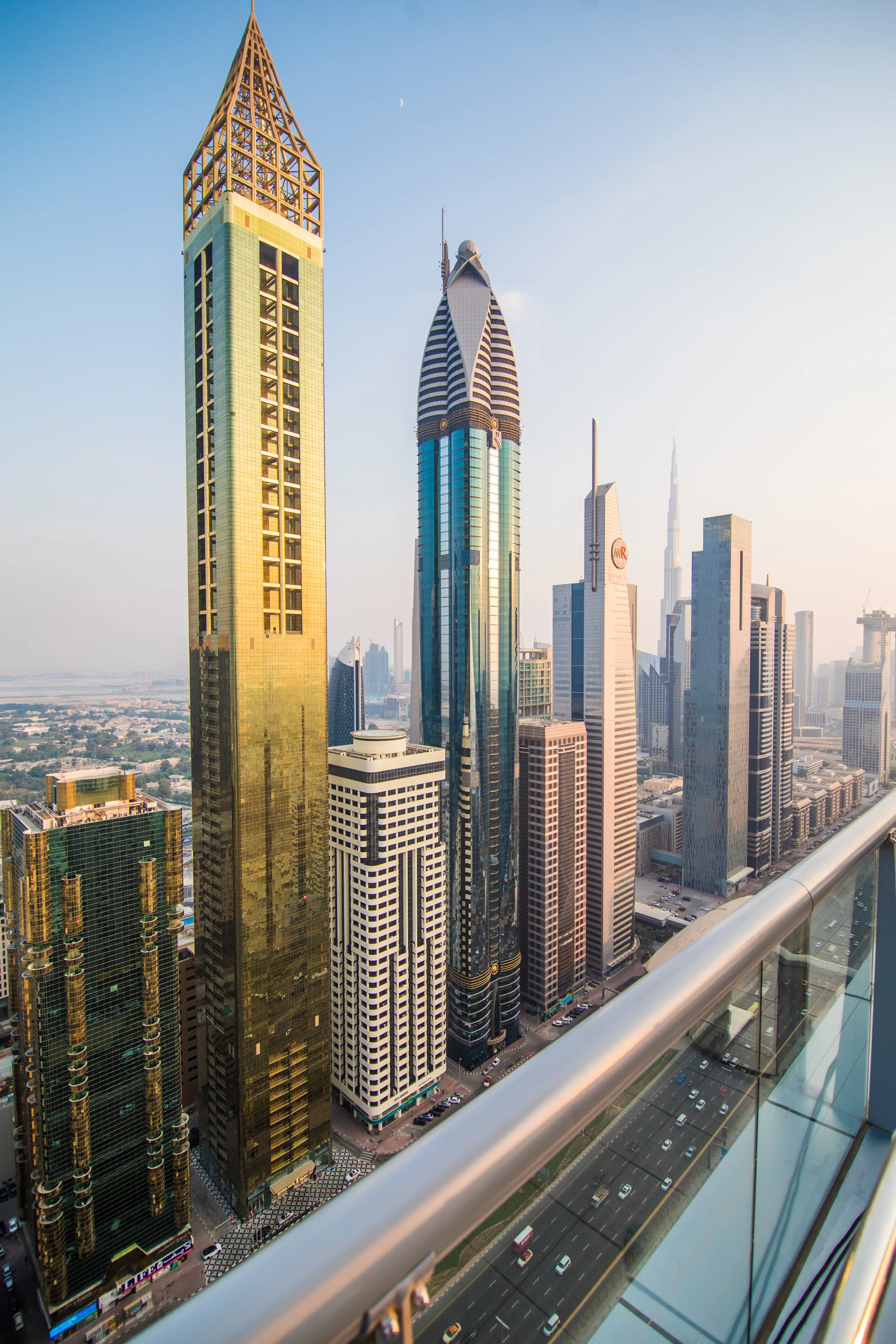Scenic aerial view of Dubai downtown showcasing our operational area